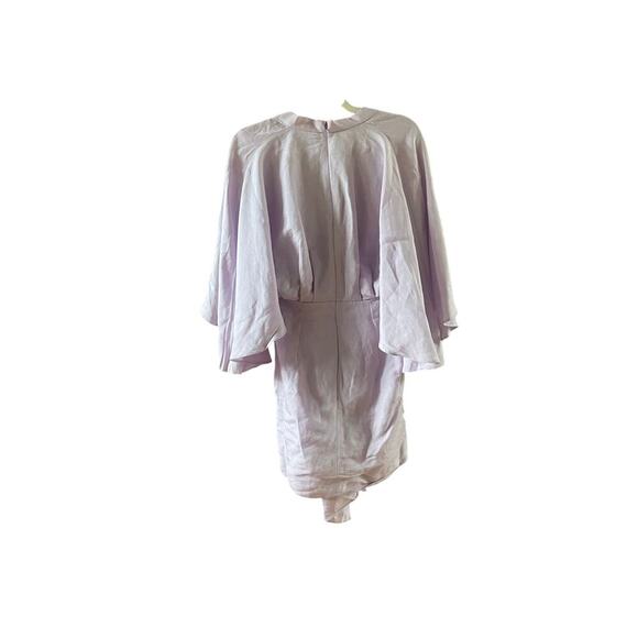 NWT Significant Other Lola Lilac Mini Linen Blend Dress Size 2 - Picture 8 of 13